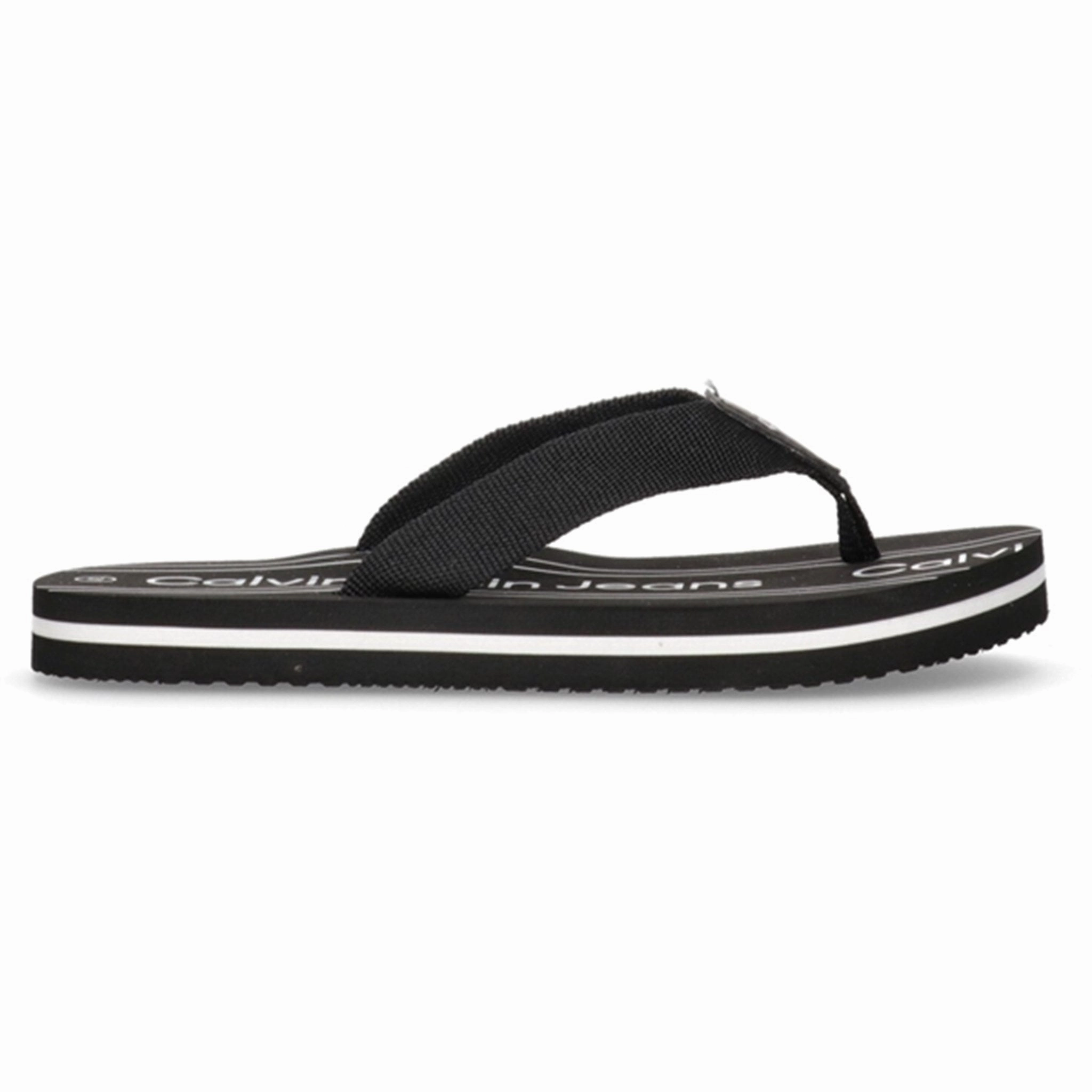 Calvin Klein Logo Flip Flop Black Durable shoes
