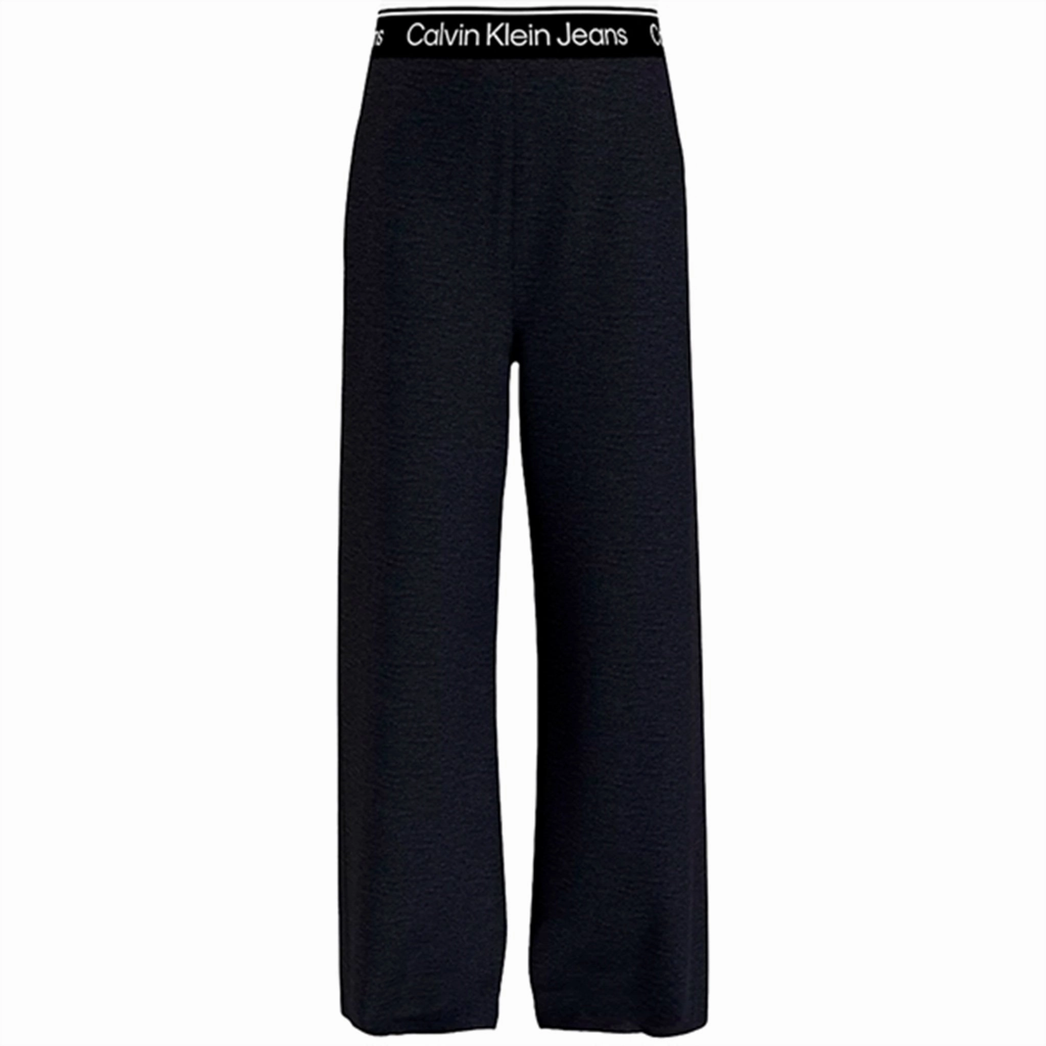 Calvin Klein Logo Tape Punto Strik Pants Black Captivating Artistic