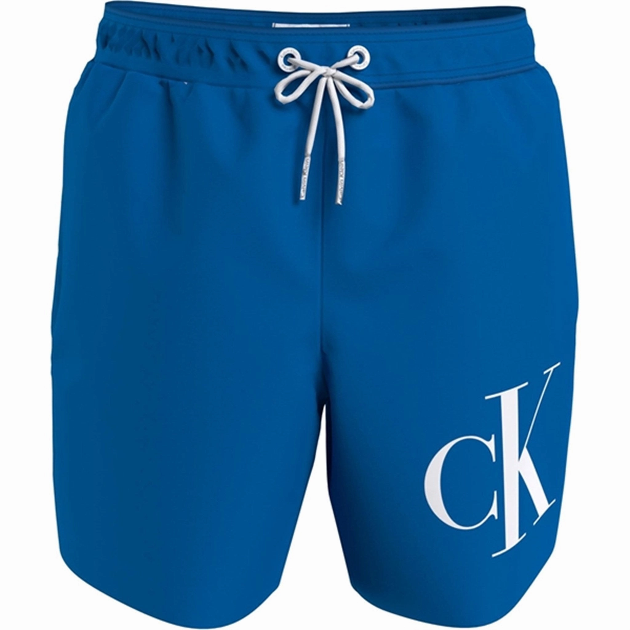 Heritage Calvin Klein Medium Drawstring Swim Trunks Blue Crush Innovation