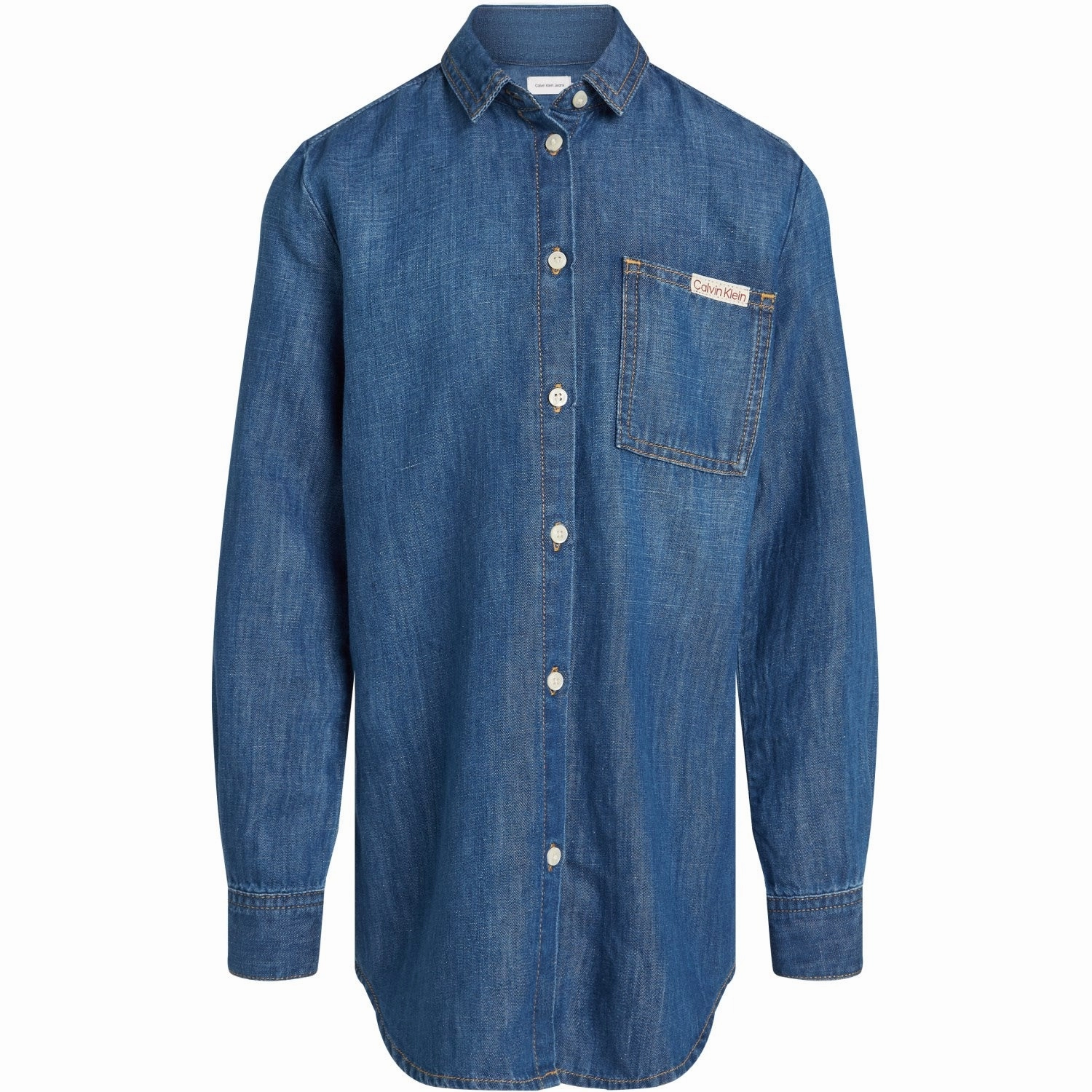 Calvin Klein Mid Serenity Denim Lw Mid Serenity Shirt Esteemed Responsible