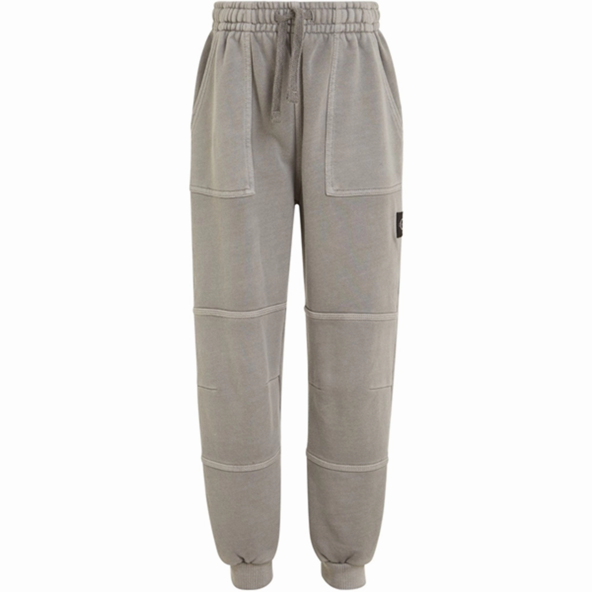 Calvin Klein Mineral Dye Badge Jogger Pants Ck Black International Design