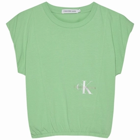 Calvin Klein Monogram Off Placed Cap T-Shirt Neptunes Wave Luxe Modern