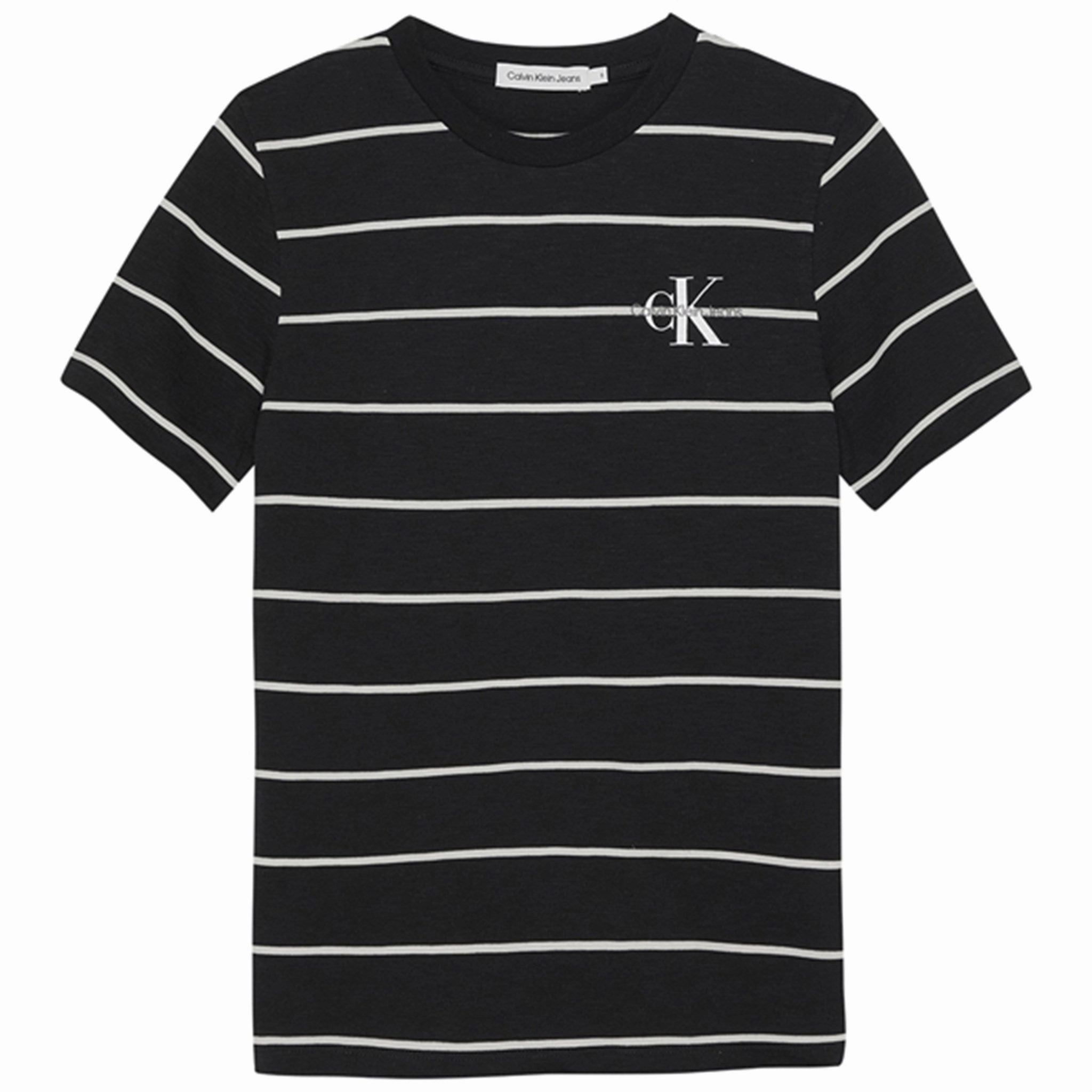 Calvin Klein Print Sunreveal Stripe T-shirt Ck Black Lavish Desirable