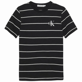 Calvin Klein Print Sunreveal Stripe T-shirt Ck Black Lavish Desirable