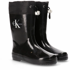 Calvin Klein Rubber Boots Black Stylish Grandiose