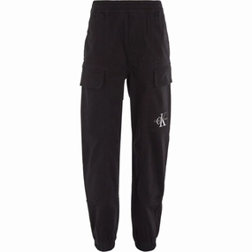 Calvin Klein Sateen Cargo Sweatpants Ck Black Elegance High-end