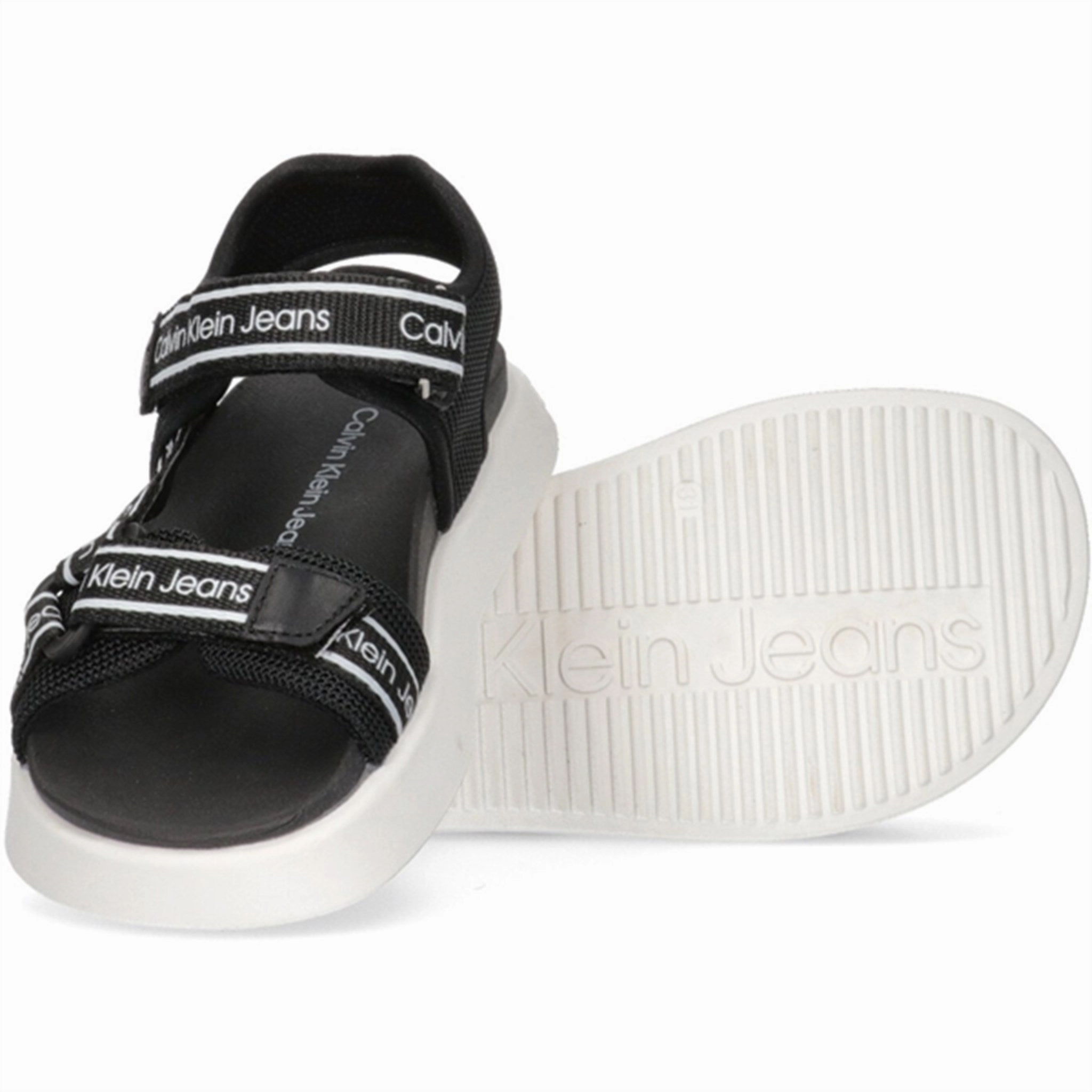 Calvin Klein Velcro Sandal Black Timeless Luxury