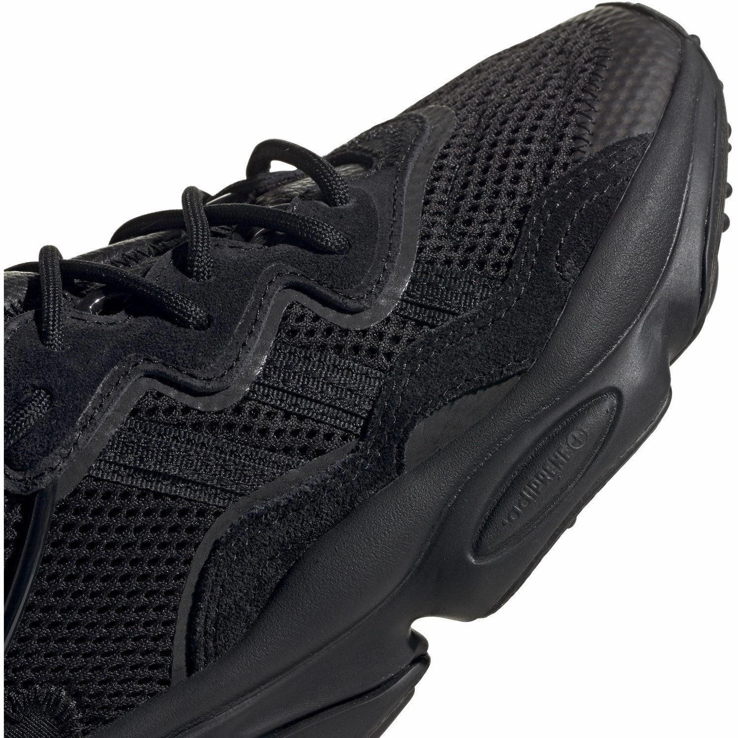 Canvas shoes adidas Originals Core Black/Core Black/Trace Grey Met Ozweego J Sneakers