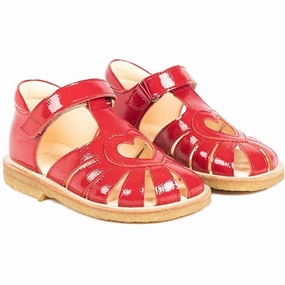 Canvas shoes Angulus Hjerte Sandals Dark Red Sneakers