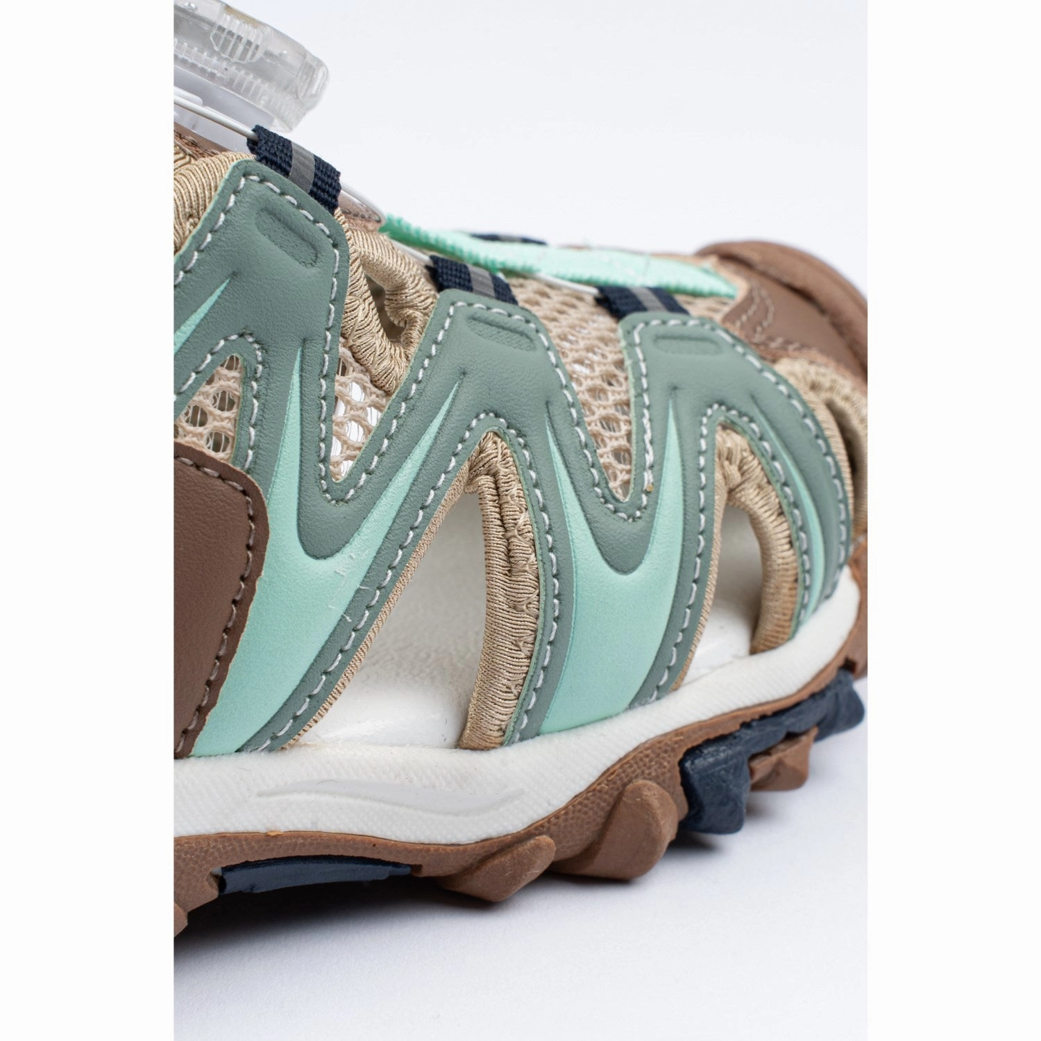 Canvas shoes Mikk-Line Green Bay Sandal With Mesh