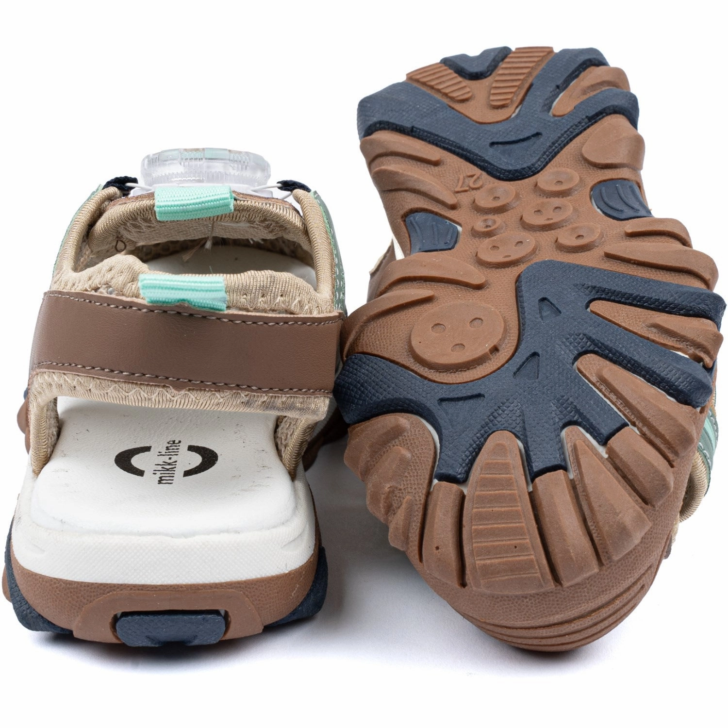 Canvas shoes Mikk-Line Green Bay Sandal With Mesh