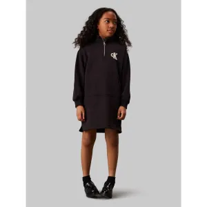 Captivating Calvin Klein Ck Black Teddy MonAndram Zip Fleece Dress Visionary