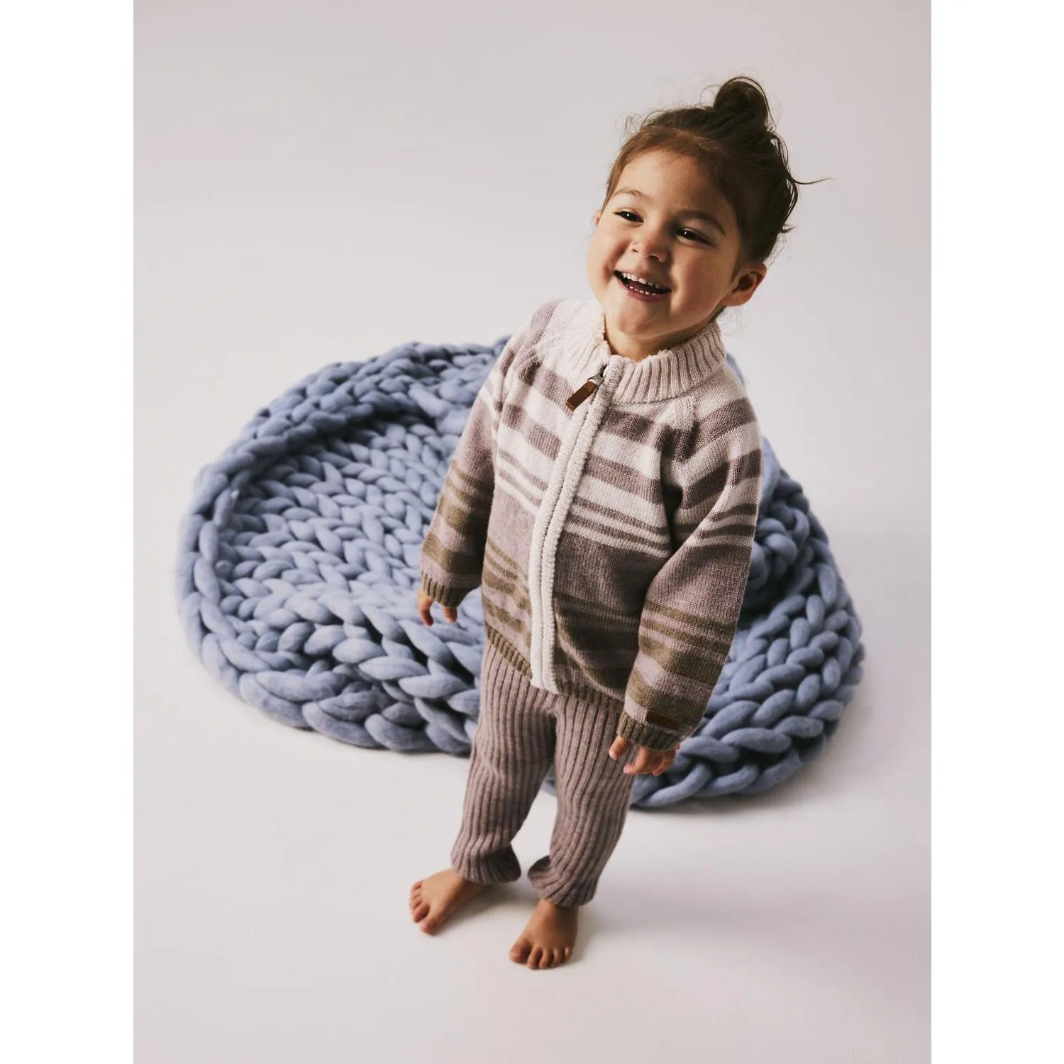 Captivating Name It Purple Dove Wriss Wool Knit Leggings