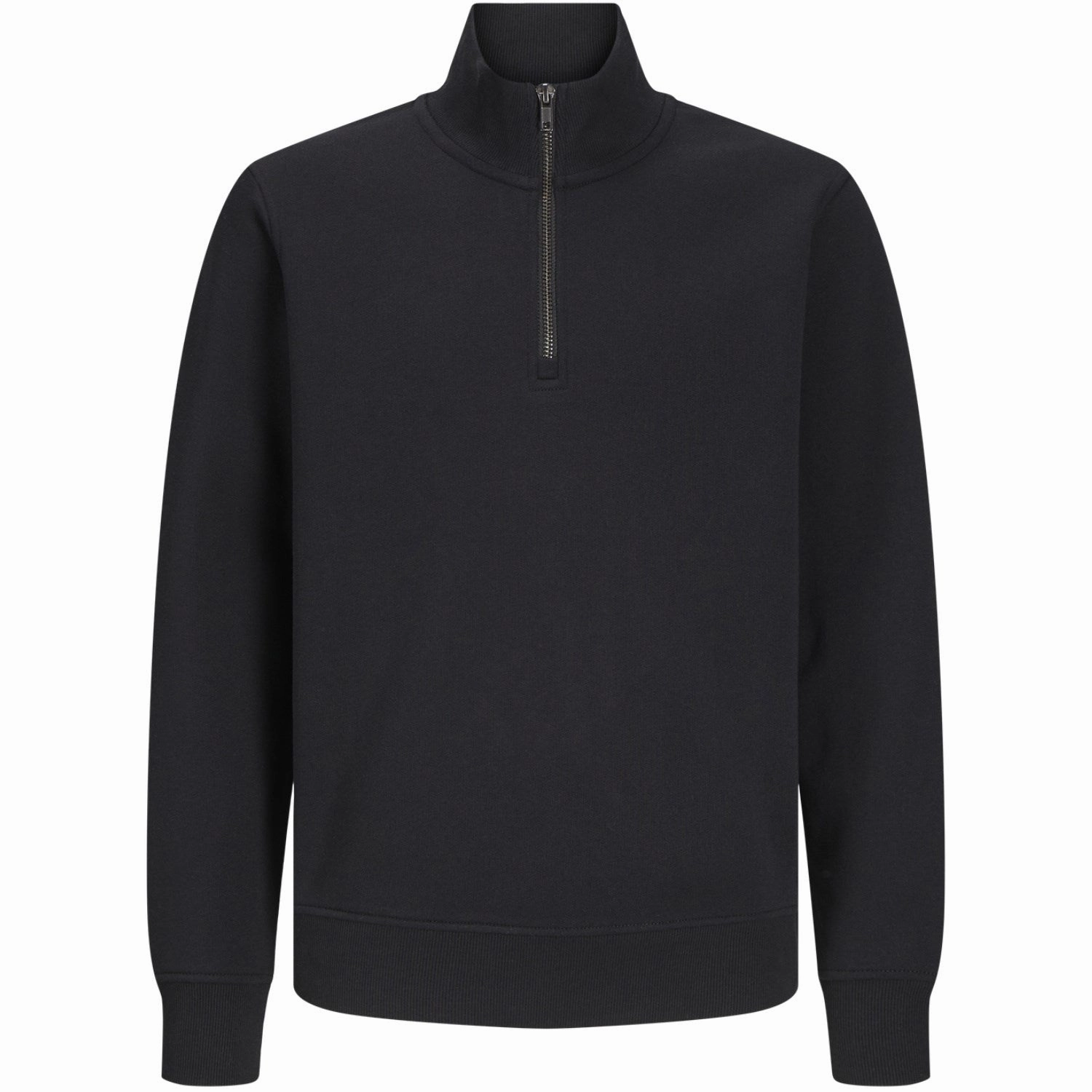 Impeccable Jack & Jones Junior Black Bradley Sweatshirt Half Zip Noos Genuine