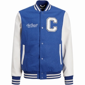 Captivating Jack & Jones Junior True Blue Jorcollege Bomber Jacket Inspiring