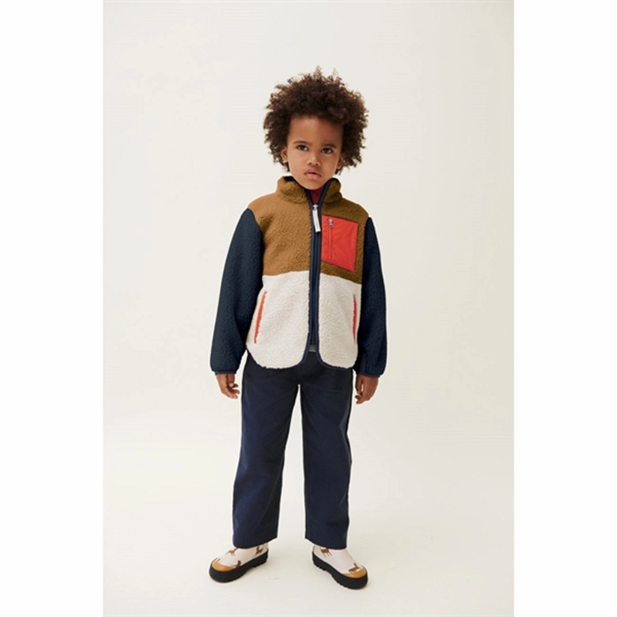 Captivating Liewood Nolan Pile Jacket Midnight Navy Multi Mix