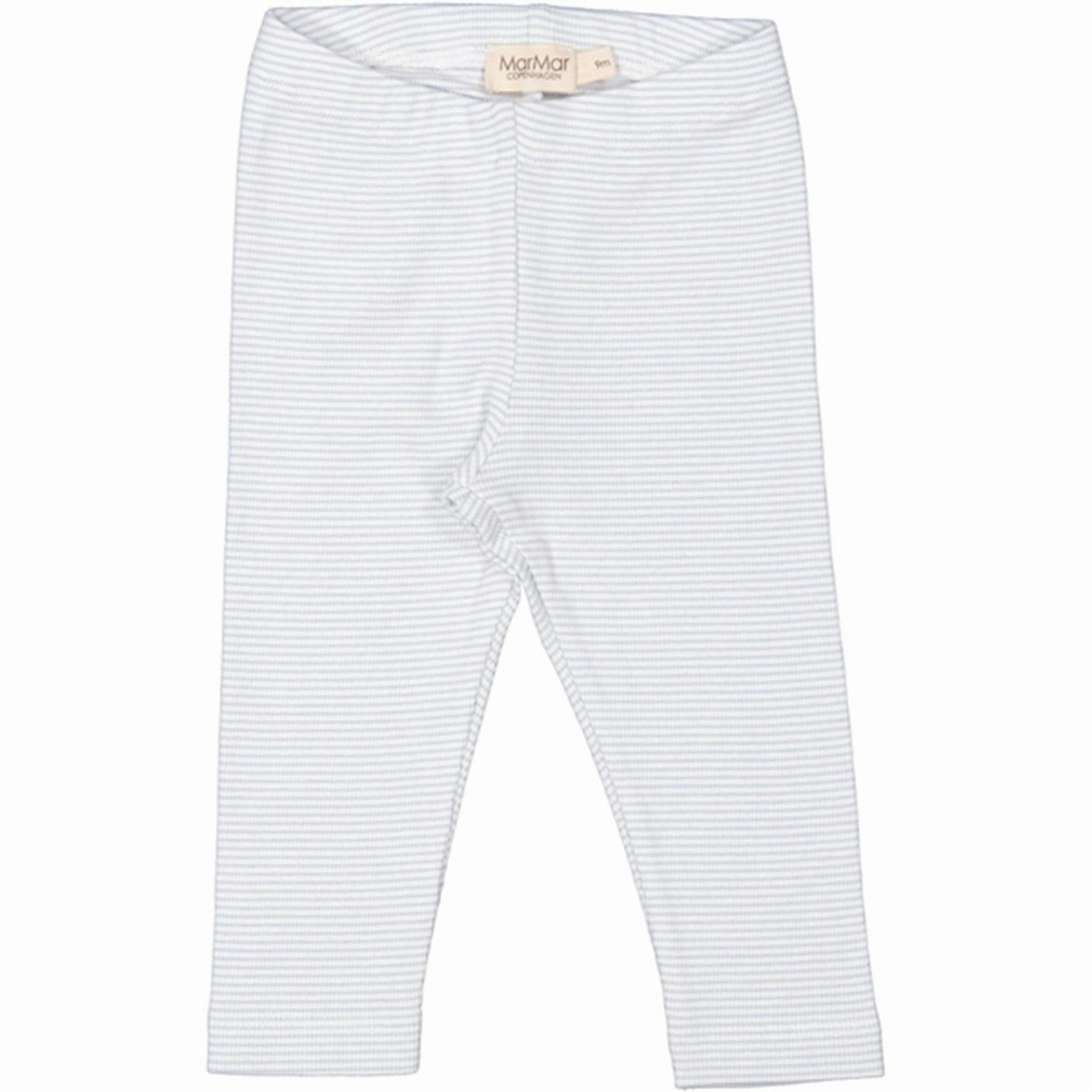 Captivating MarMar Modal Fine Rib Fresh Air Stripe Leggings Vintage