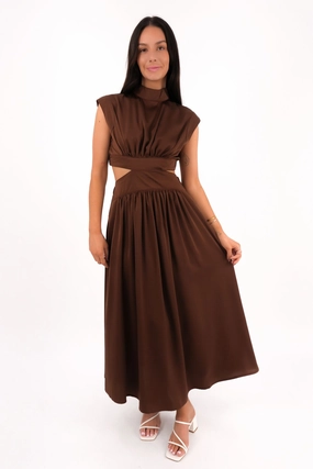 Carmen Maxi Dress Chocolate sale alcohol iphone 6 sale