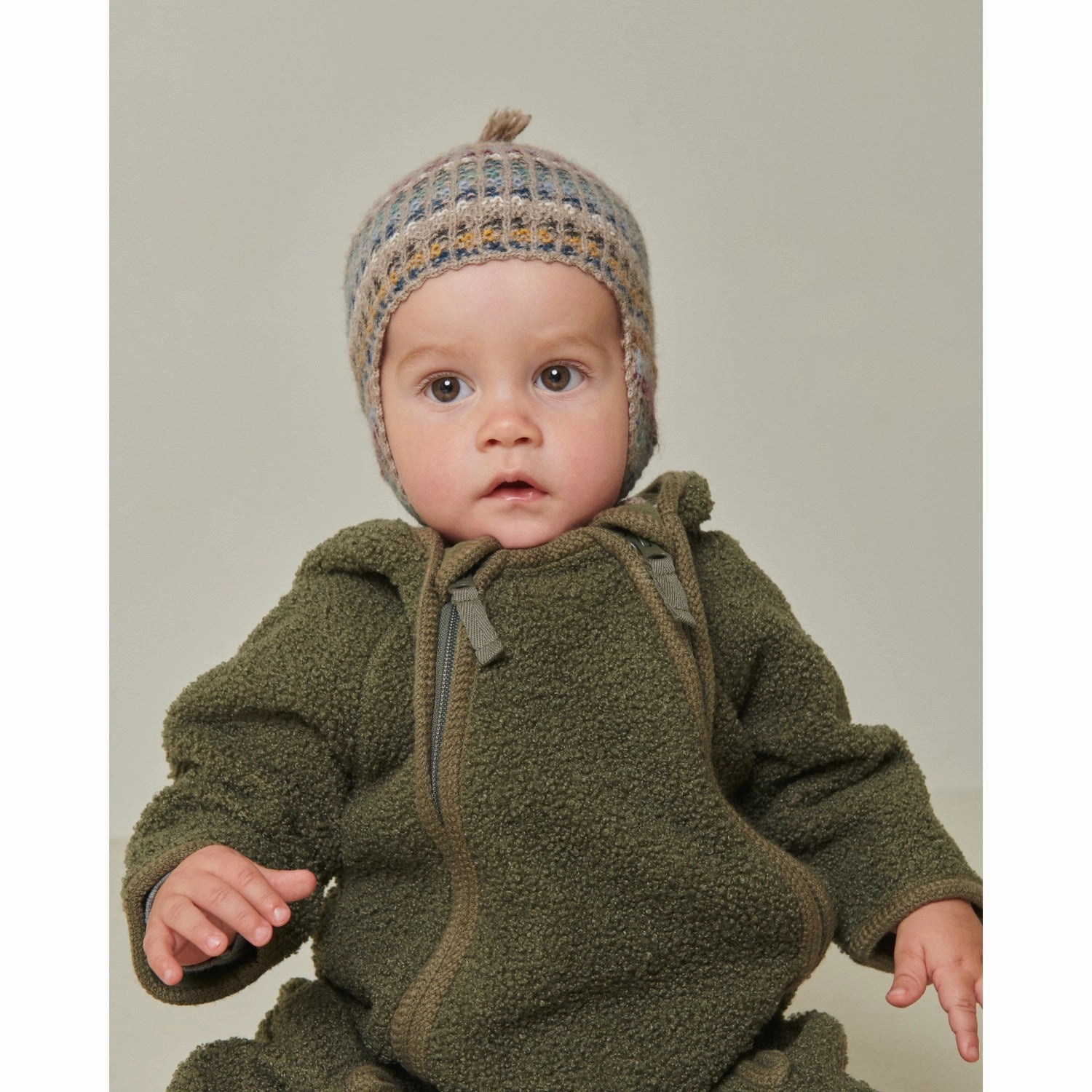 Casual MarMar Bonded Teddy Olive Leaf Robert B Suit
