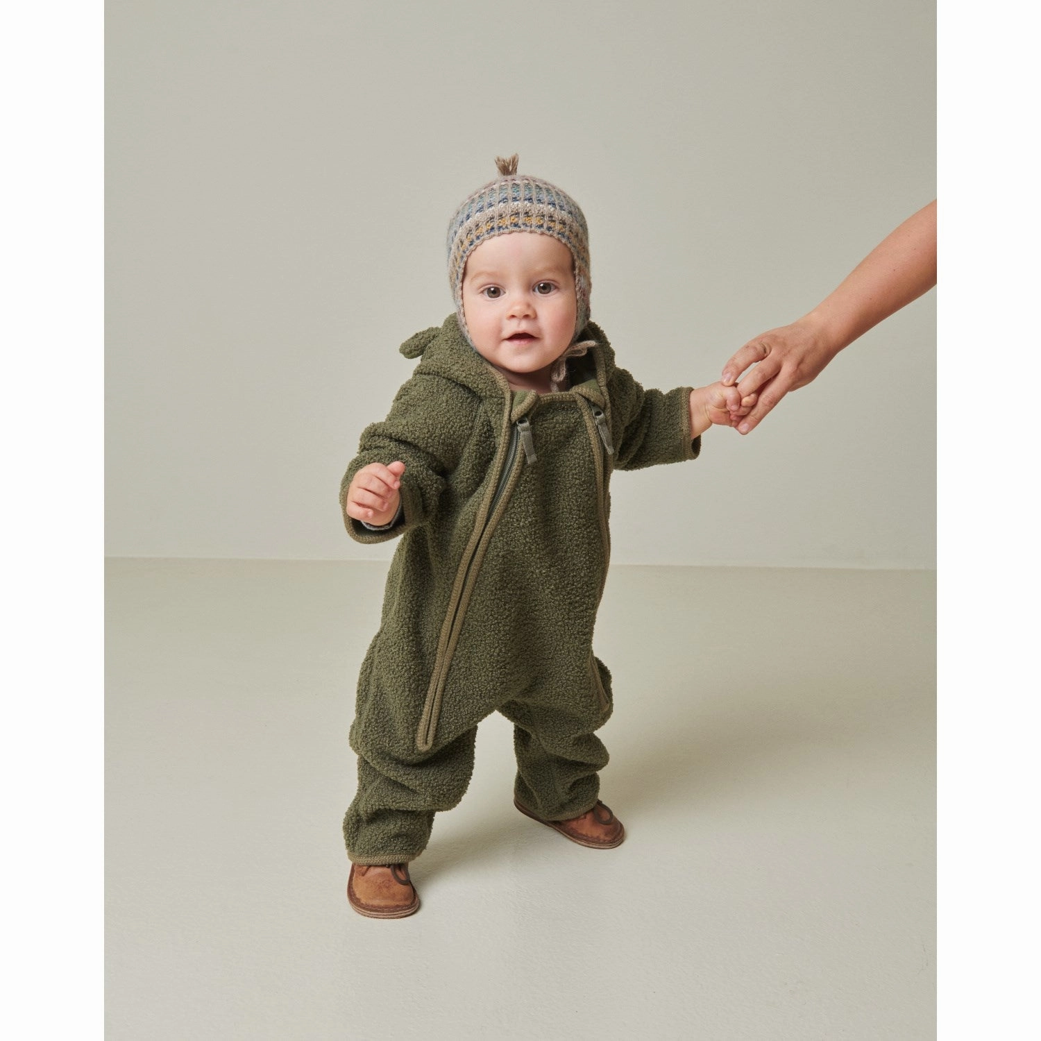Casual MarMar Bonded Teddy Olive Leaf Robert B Suit