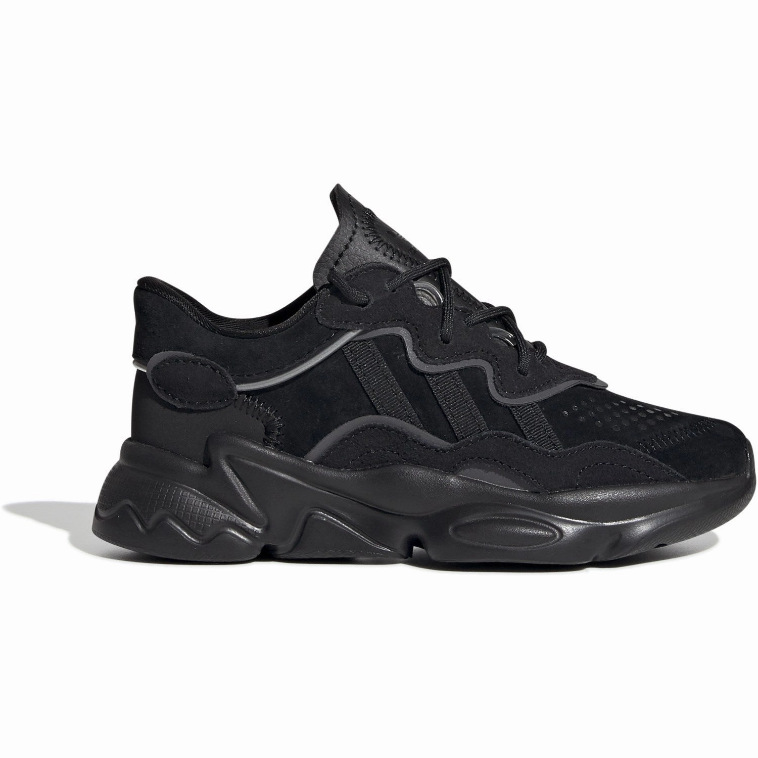 Casual shoes adidas Originals Cblack/Cblack/Ngtmet Ozweego C Sneakers Office shoes