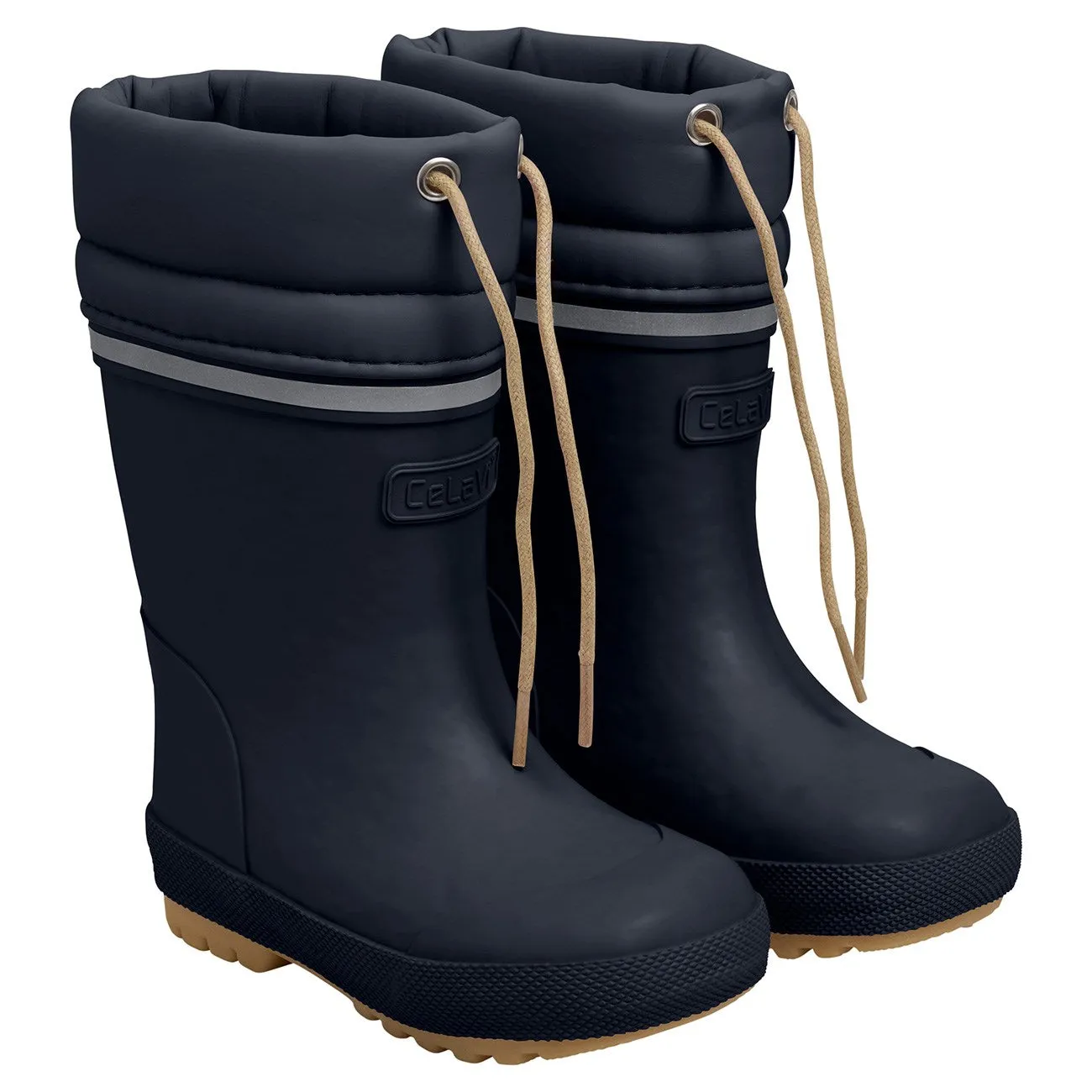 Luxurious CeLaVi Dark Navy Thermal Boots w. Lining Quality