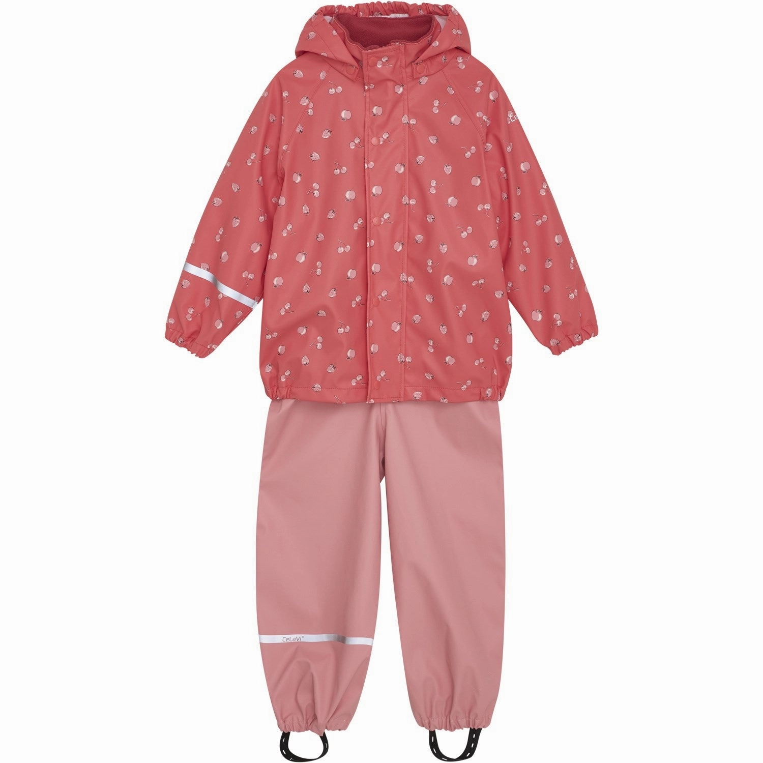 CeLaVi Barbados Cherry Rainwear Set - AOP Sleek Sumptuous