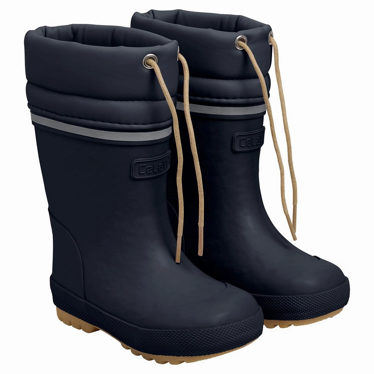 Coveted CeLaVi Dark Navy Thermal Boots w. Lining Distinctive