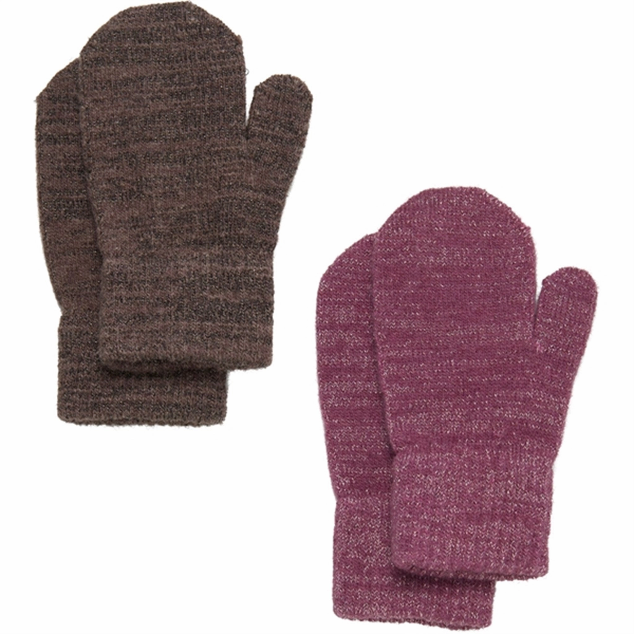 CeLaVi Mittens Magic Glitter 2-pack Mellow Mauve Perfection Luxe