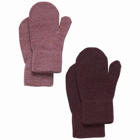 CeLaVi Mittens Magic Glitter 2-Pack Rose Brown Renowned Sumptuous