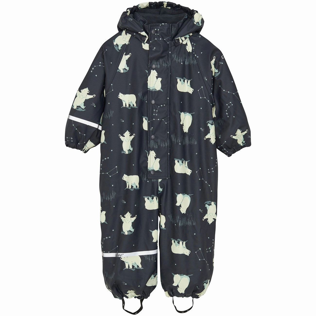 CeLaVi Navy Rain Suit - Aop, m. Fleece lining Grandiose Coveted