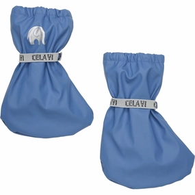 CeLaVi Polstret PU-Footies M. Fleece Federal Blue Elegant Gem