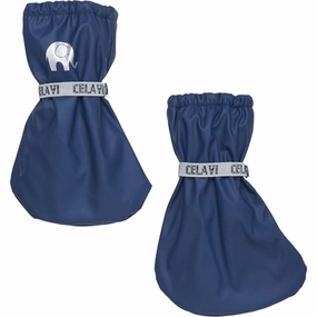 CeLaVi PU Footies w. Fleece Pageant Blue Luxury shoes Metallic shoes