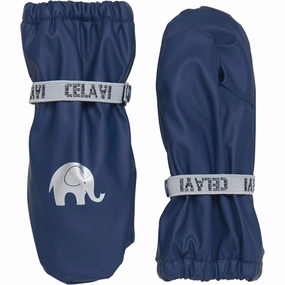 CeLaVi PU Mittens w. Fleece Pageant Blue Esteemed Craftsmanship