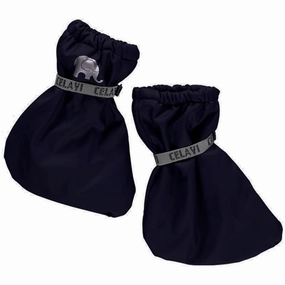 CeLaVi PU Shoes Navy Leather soles Winter shoes