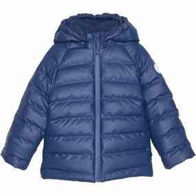 CeLaVi PU Winter Jacket Pageant Blue Alluring Regal