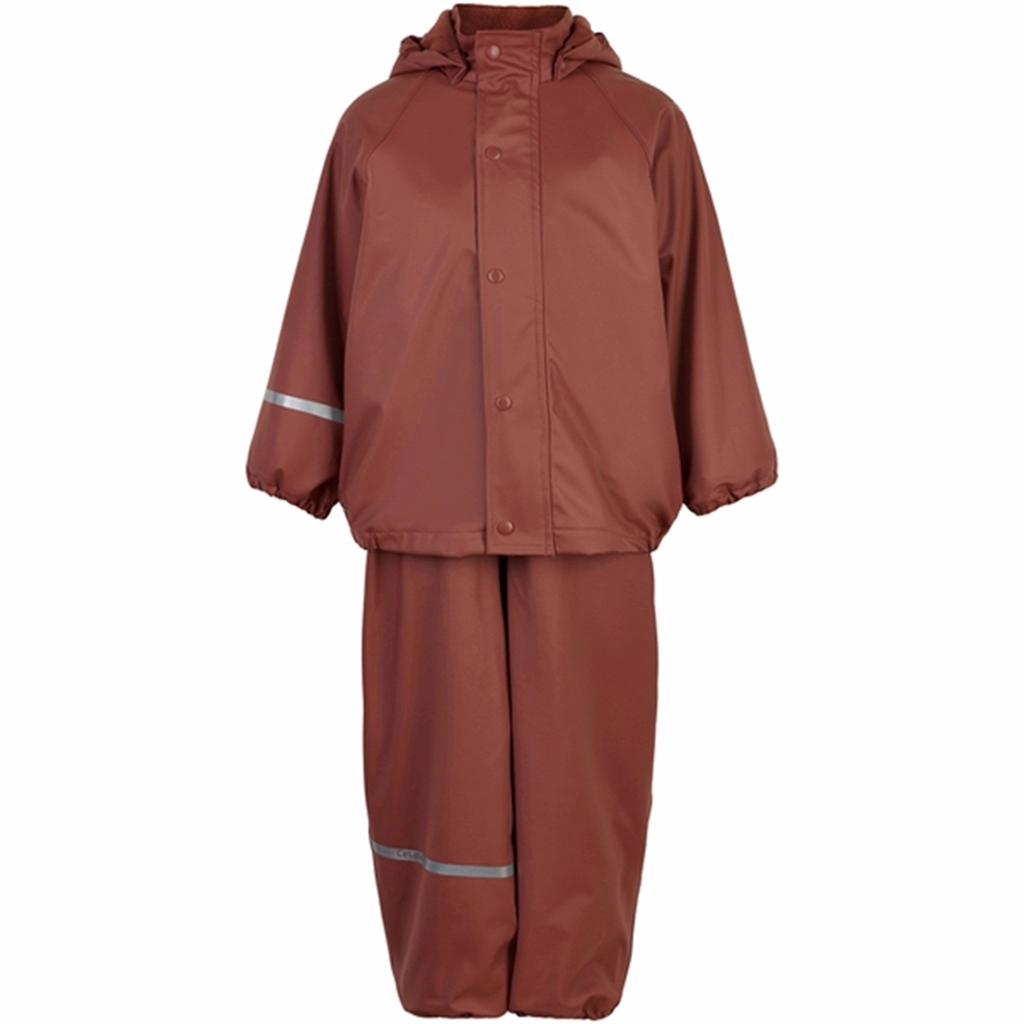 CeLaVi Rain Set Solid Fleece Mahogany Acclaimed Premium