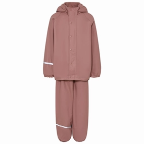 Celavi Rain Set w. Fleece Burlwood Majestic Ethereal