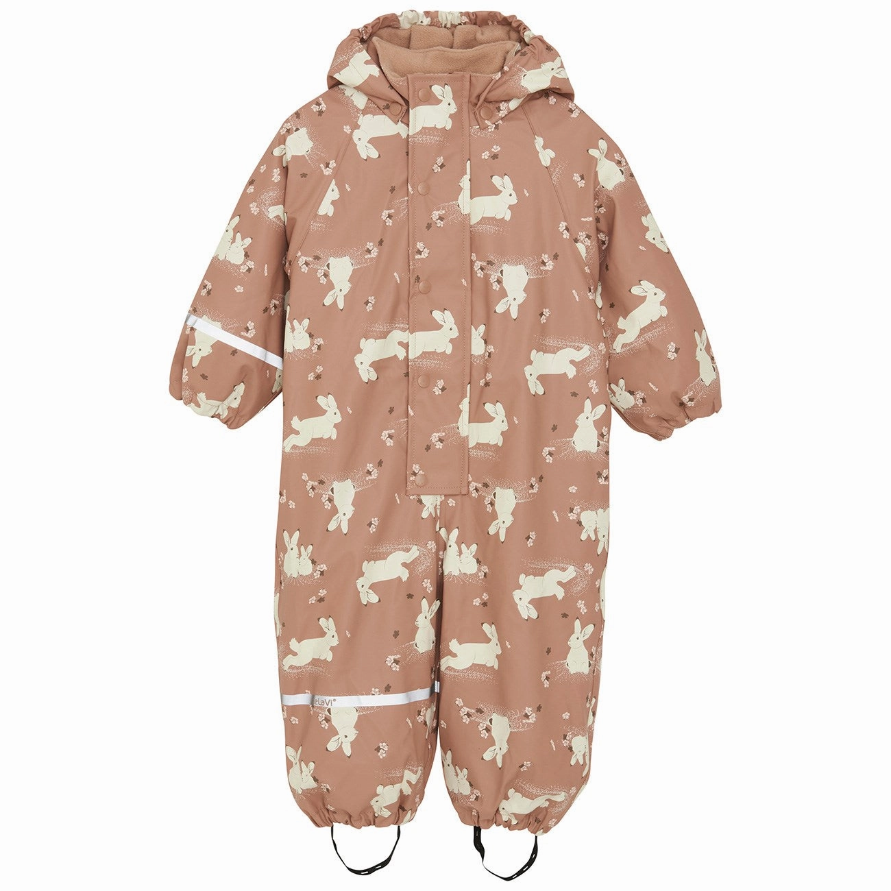CeLaVi Tawny Brown Rainsuit - Aop, m. Fleece lining Trend Trailblazer