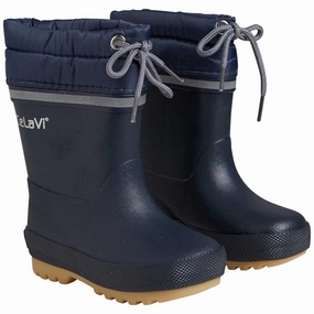 CeLaVi Thermal Wellies w. Linning Dark Navy Stylish Genuine