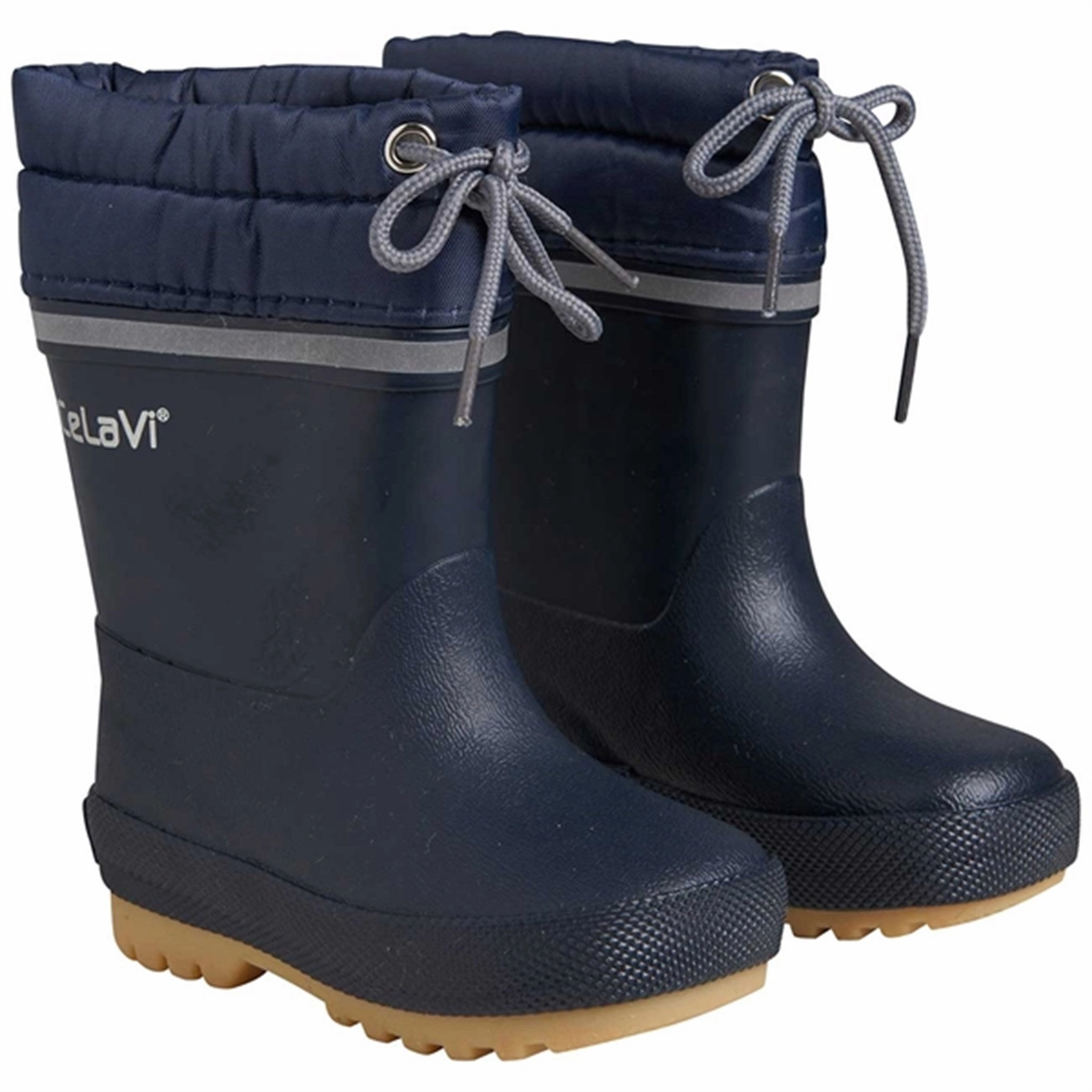 CeLaVi Thermal Wellies w. Linning Dark Navy Stylish Genuine