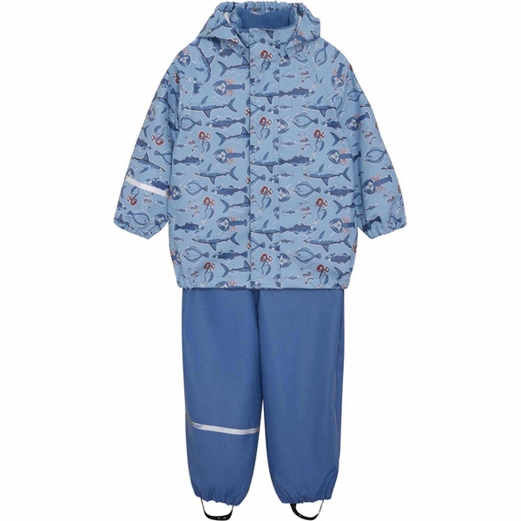 CeLaVi Rain Set Aop Federal Blue Artisanal Ethical