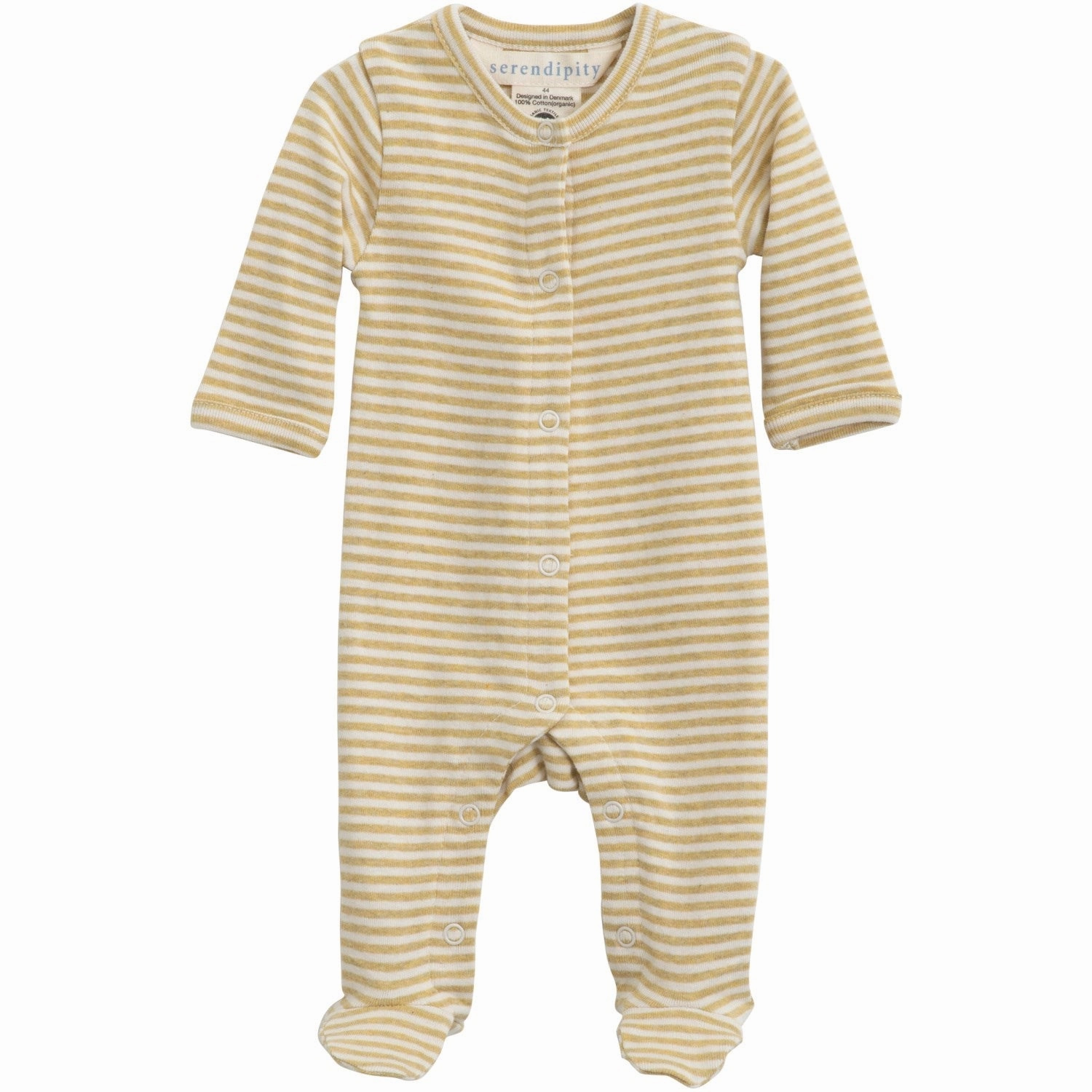 Celebrated Serendipity Chamomile/Offwhite Newborn Suit W. Feet Ethereal