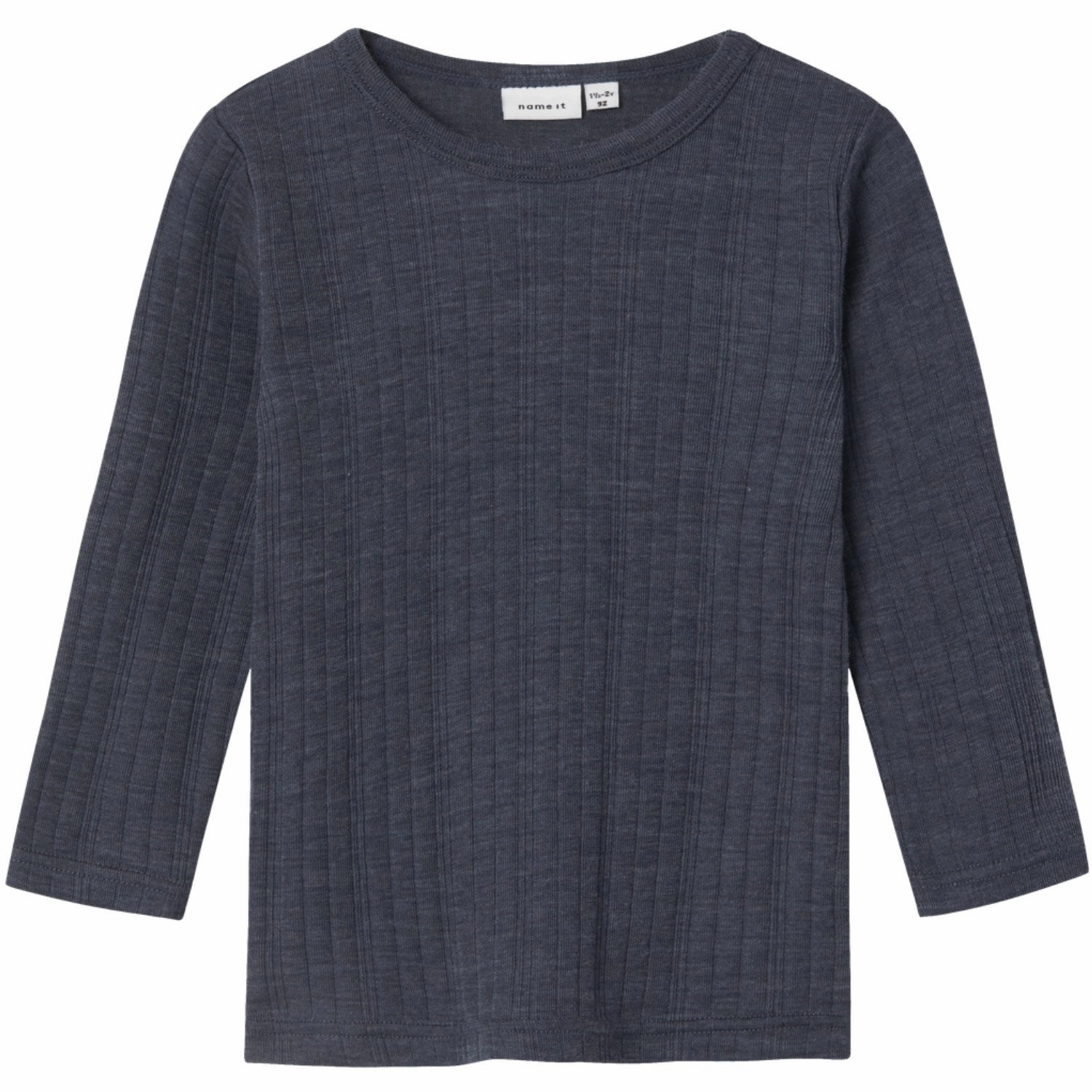Visionary Name It Ombre Blue Wang Wool Needle Blouse Solid Noos Retro