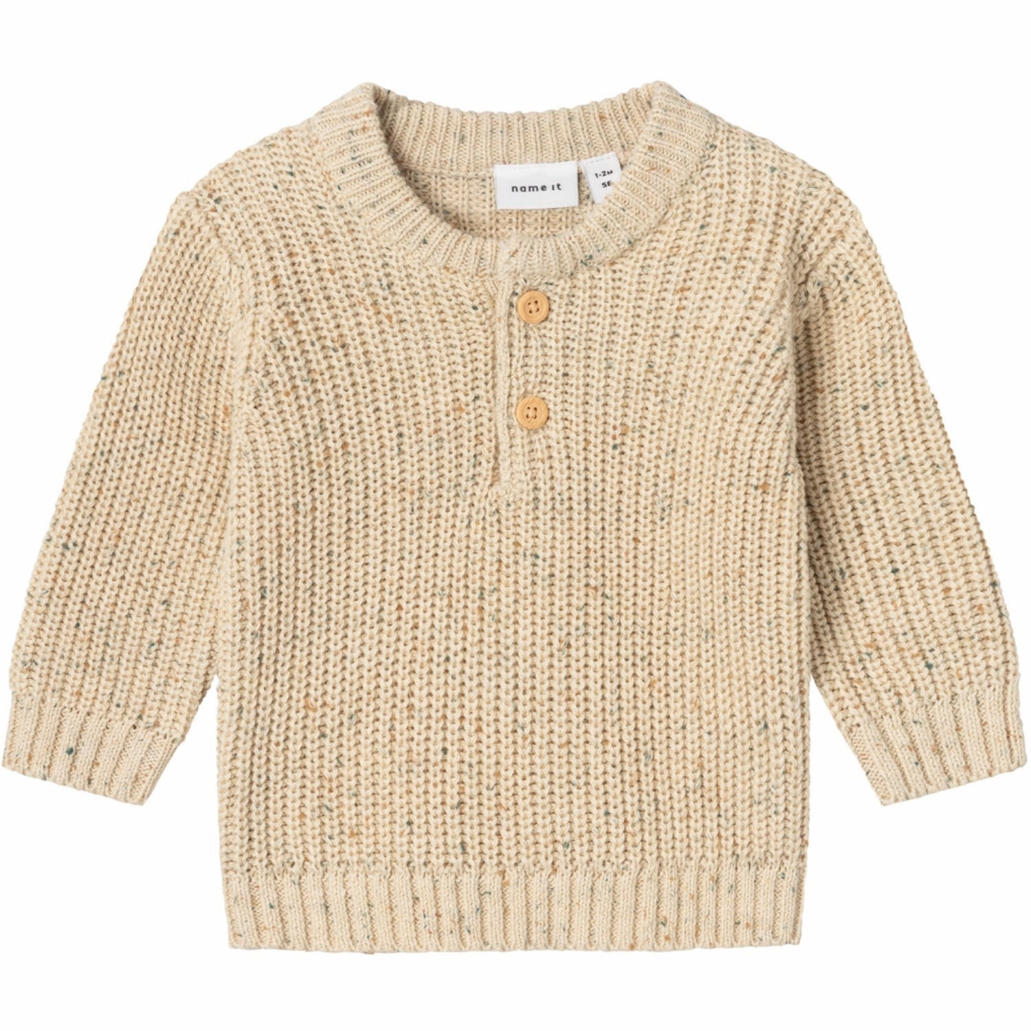 Name It Summer Sand Nesalle Knit Blouse Prized Pristine