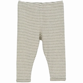 Charismatic Serendipity Baby Stripe Leggings Sage/Ecru Chic