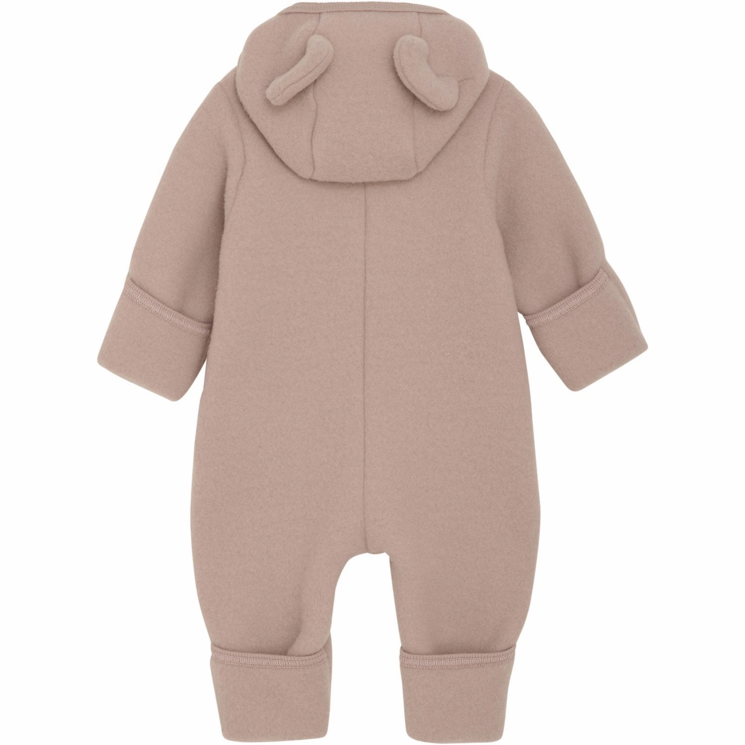 Chic Huttelihut Mahogany Rose Sleepsuit Ears Wool Fleece