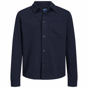 Chic Jack & Jones Junior Ocean Cavern Smart Sweat Overshirt Masterpiece