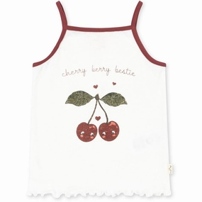 Chic Konges Sljd Antique White Era Strap Top Sophisticated