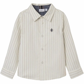 Chic Name it Humus Stripe Fekid Shirt Sophisticated